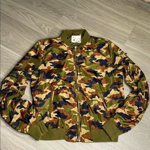 Camo Bomber Jacket